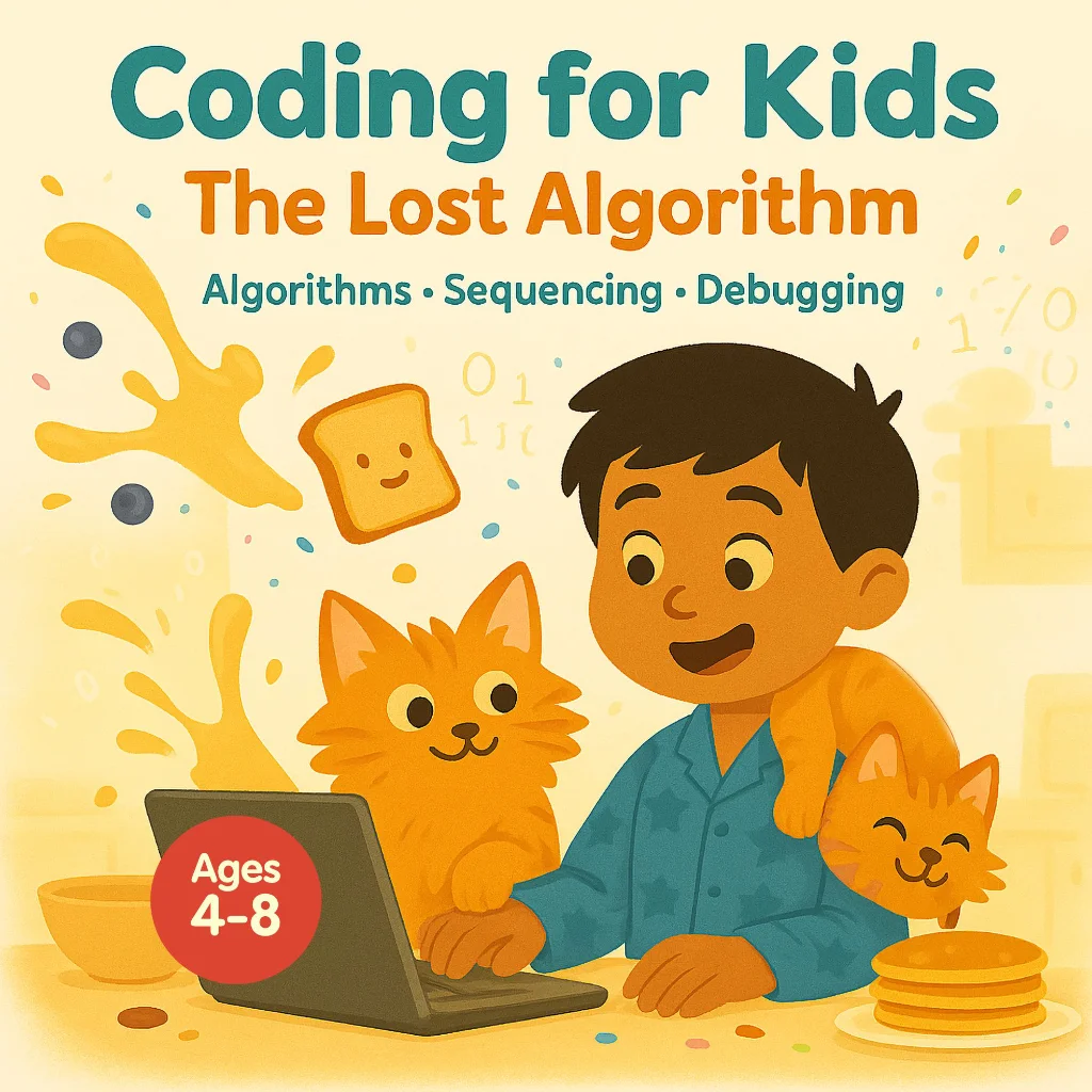 Coding for Kids: The Lost Algorithm: A Fun Story About Algorithms (Ages 4–8) cover