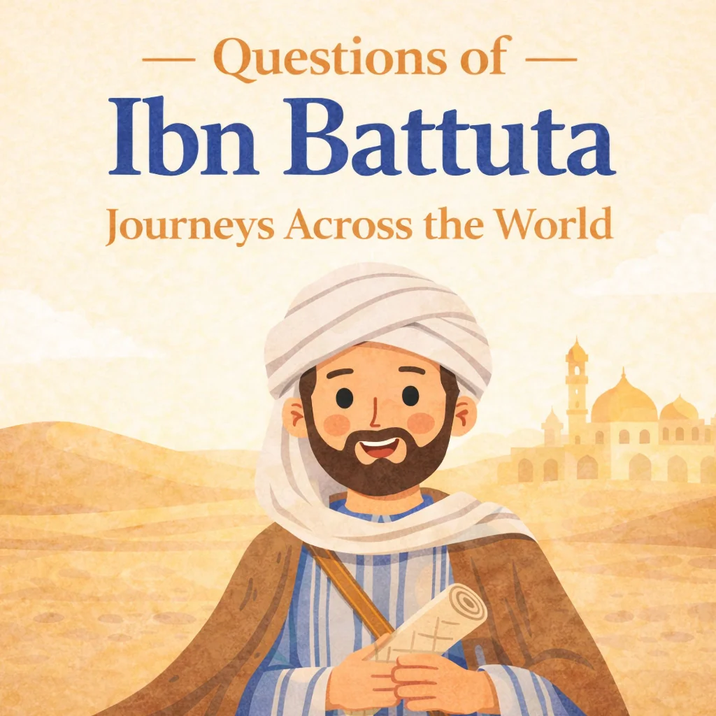 Questions of Ibn Battuta: A Gentle Introduction to World Travel (Ages 4–8) cover