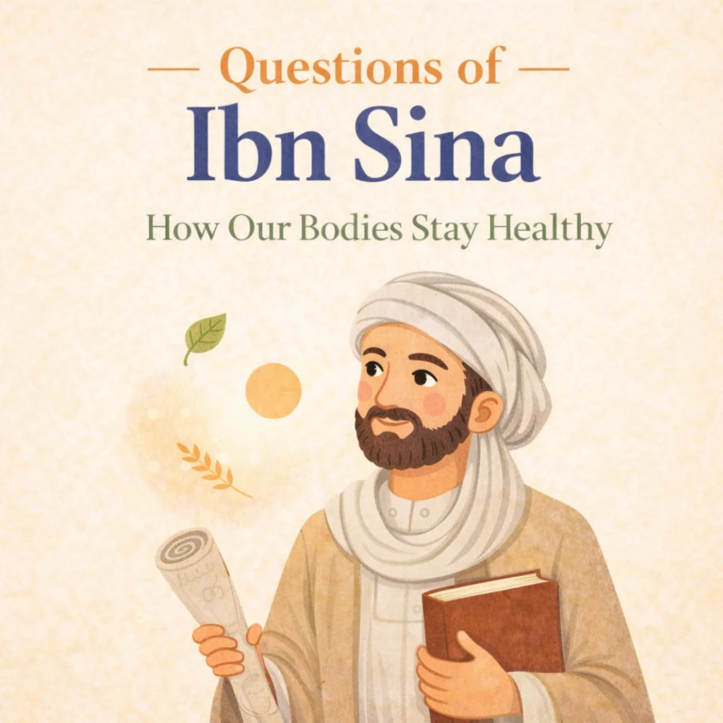 Questions of Ibn Sina: How Our Bodies Stay Healthy (Ages 4–10) cover